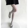 Women Retro Twist Striped Argyle Fishnet Pantyhose Women Gray Lace Sheer Slim Fit Tights Spring Autumn Daily Wear