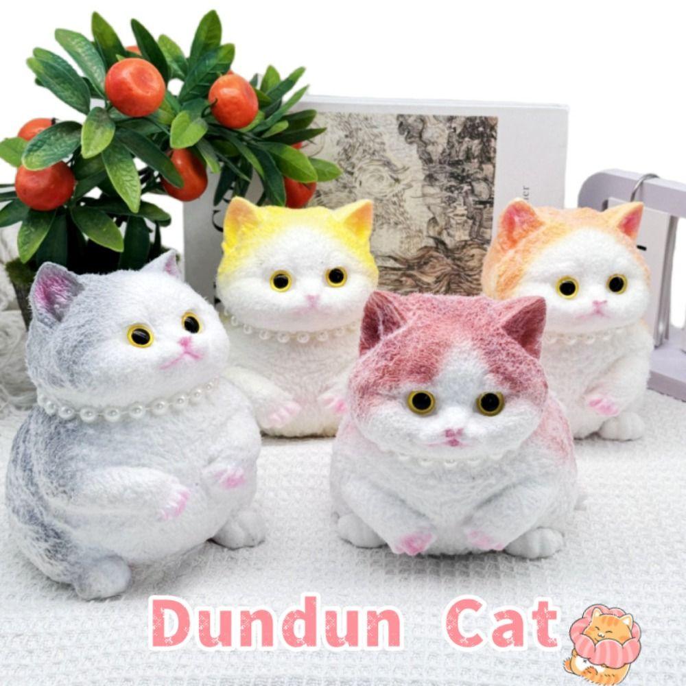 

Slow Rebound Simulation Cat Squeeze Toys Animal Cat Fidget Toy Big Cat Doll Squeeze Toy Kids Gifts style A