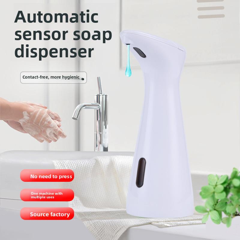 Automatic Sensor Hand Soap Dispenser Smart Wash Handpiece White High Quality ABS Waterproof for Bathroom