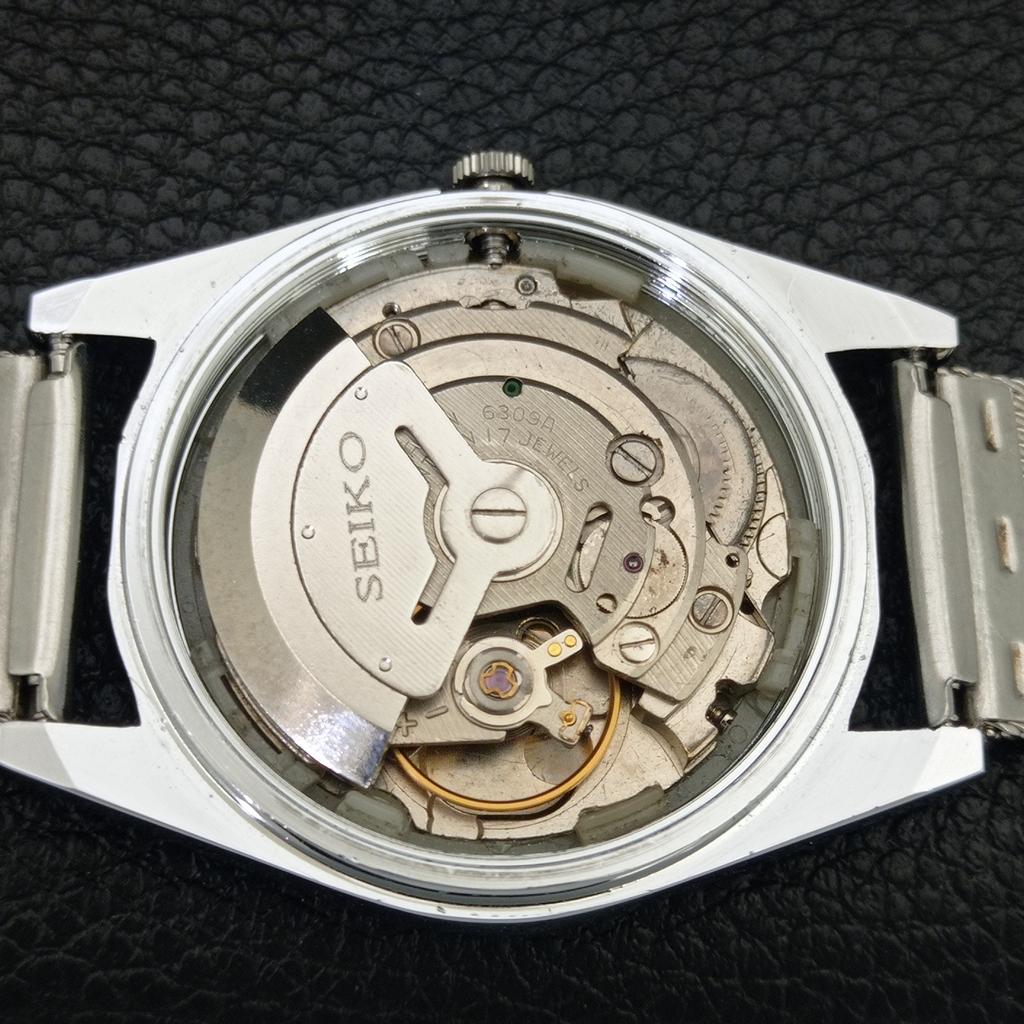 JAPAN VINTAGE REFURBISHED SEIKO AUTOMATIC 6309A MENS BROWN DIAL WATCH a443158-1