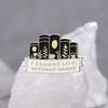 Book Lover Enamel Pins Custom I CANNOT LIVE WITHOUT BOOKS Brooches Lapel Badges Funny Jewelry Gift for Kids Friends