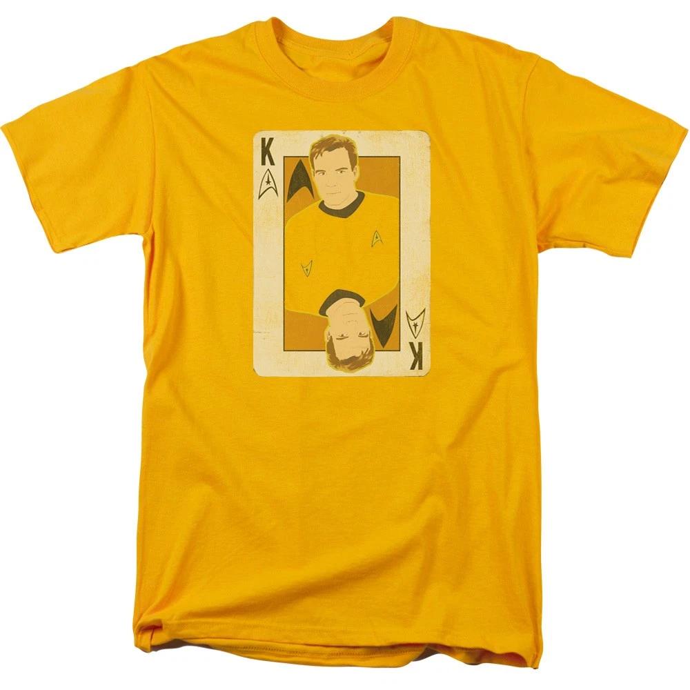Star Trek Captain Kirk King Playing Cards Licensed Children s T-shirt 130