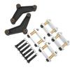 Anhänger-Aufhängungs-Kit K71 359 00 Heavy Duty Metallachse Blattfederaufhängung Überholsatz für Tandemachse mit 1-3/4 Zoll Breite