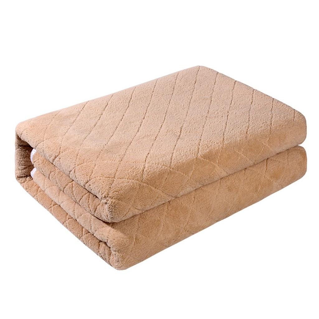 59x28in 70W Safety Household Heater Pad Electric Heating Blanket Fast-Heating Thermostat Mattress Bedding Winter Warmer