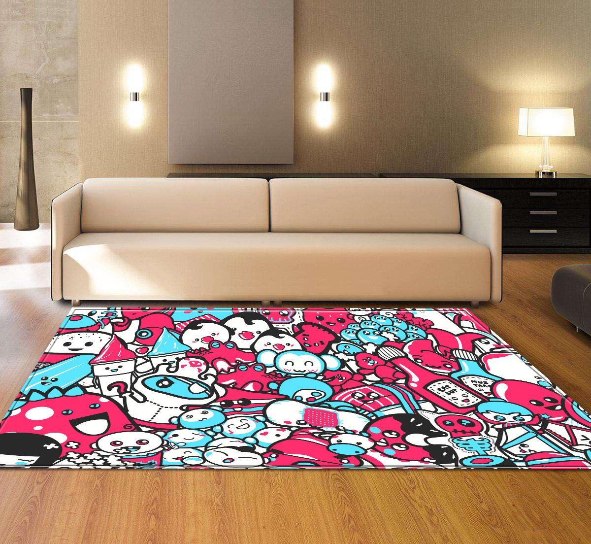 

Pattern Living Room Carpet Bedroom Dining Room Floor Mat Pattern Size 40*60cm