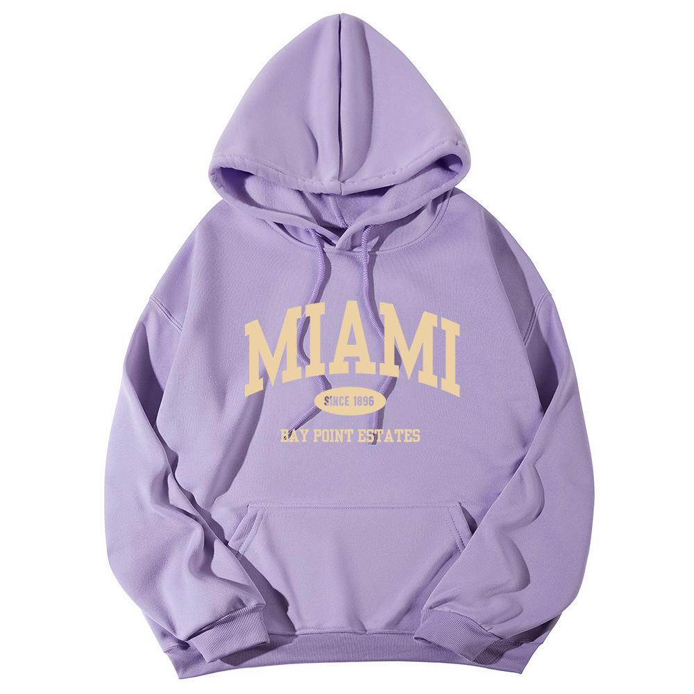New casual sports sweater fleece hooded sports sweater men's and women's autumn and winter sports fashion
