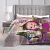 Coperta M-Masha e Orso Morbida Novità Peluche Biancheria da Letto Plaid Per Bambine Bambini Esterno Flanella Copriletto Coperta da Letto
