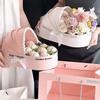 Baby Showers Empty Hamper Basket Cradle Gift Box Cardboard Flower Basket Floral Arrangement Box For Baby Showers Wedding