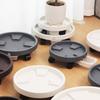 Heavy Duty Universal Wheel Mobile Base Non-Slip Rolling Plant Tray Plants Holder  Balcony Yard