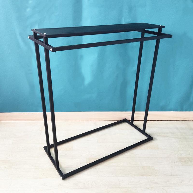 Island Clothing Display Rack for Men and Women - Double Row, Double Bar, Floor Standing