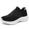 Fashion New large size ladies flying woven fashion women's shoes comfortable mesh surface breathable casual shoes sneakers