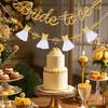 Bride To Be Wedding Banner Flag Married Garland for Wedding Party Decor Bridal Shower Bachelorette Party Decorations Photo Props