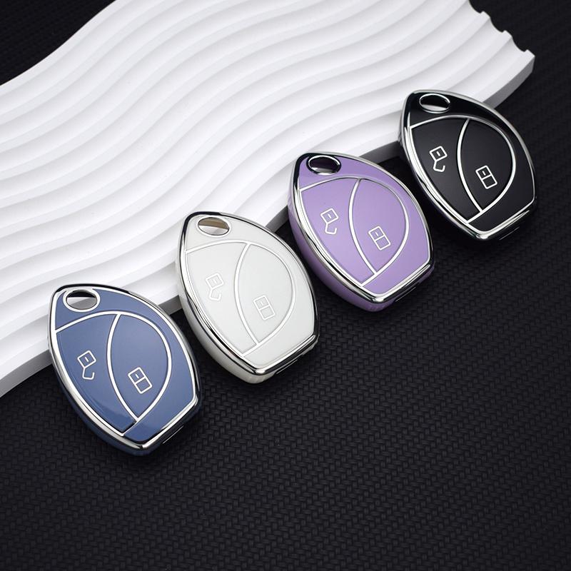 2/3 Buttons Soft TPU Car Key Cover Case Shell Fob Holder Protector For Toyota Malaysia Truguard VG Alarm Cobra Accessories