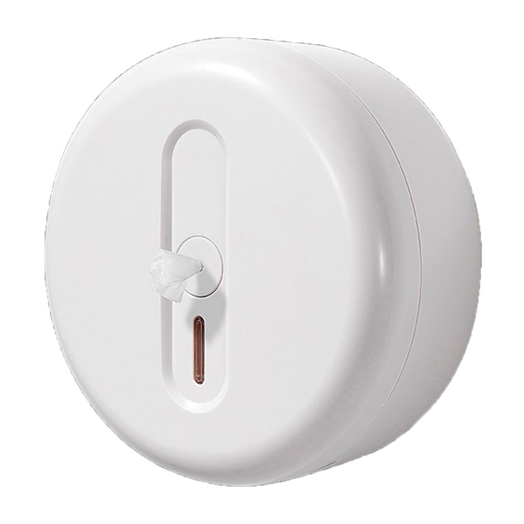 Roll Toilet Paper Holder Plastic Bath Tissue Dispenser Wall Mount for Bathroom Hotel Shopping Malls