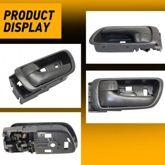 Door Handle For 2002-2006 Toyota Camry Chrome Gray Front Rear Left Right Inner