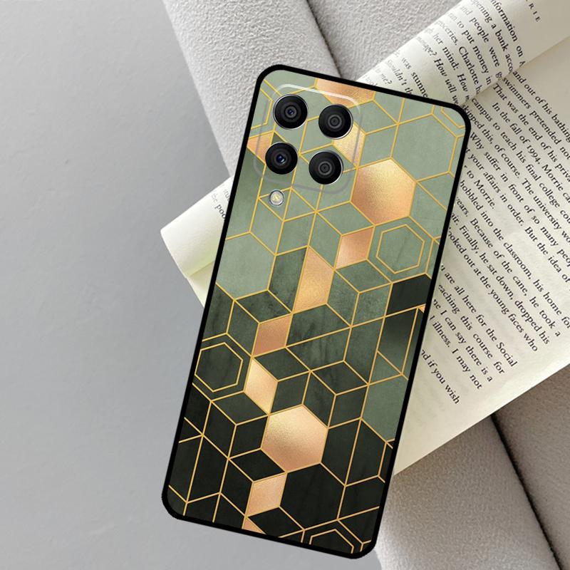 Marble Geometric Art For Samsung Galaxy M35 M21 M16 M06 M33 M13 M53 M11 M31 M55 M15 M14 M34 M54 M12 M32 M52 Case