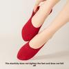 5 Pairs Red Socks Women's Short Boat Socks No Leak Edge Ultra-shallow Mouth with High Heels No Trace, Non-slip Invisible No Drop Heel