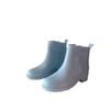 Waterproof and non-slip women's sgs medium and low tube adult water shoes short tube rain boots fashion four seasons oak women's trend