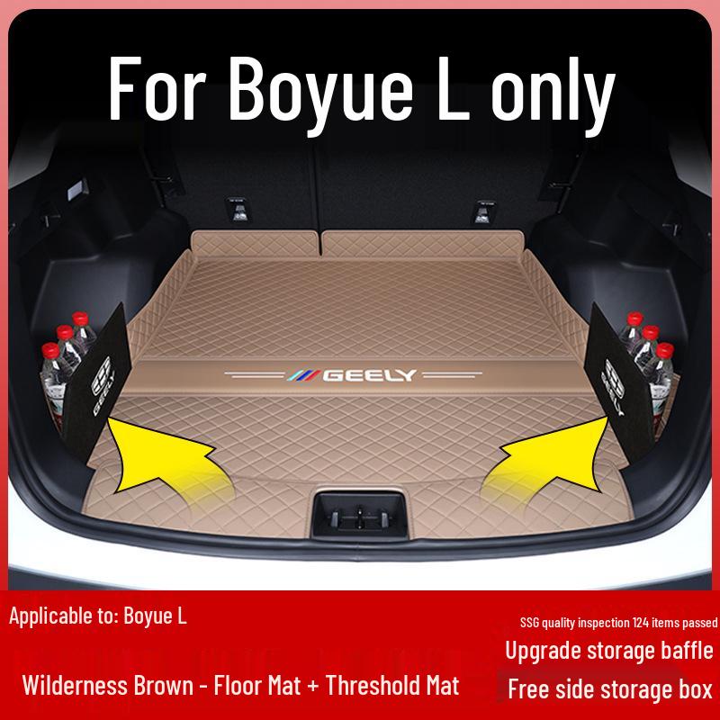 Geely Boyue L 2024 Trunk Mat - Full Coverage Tail Box Interior Decor Fán