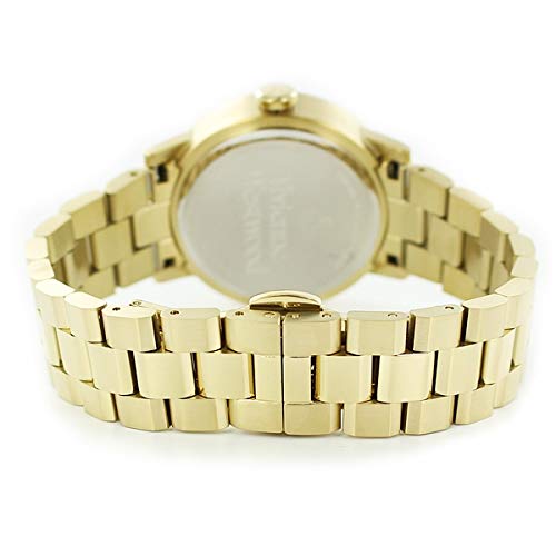 Vivienne Westwood Men's and Women's Unisex Gold Stainless Steel Watch, VV213BKGD [Parallel Import]