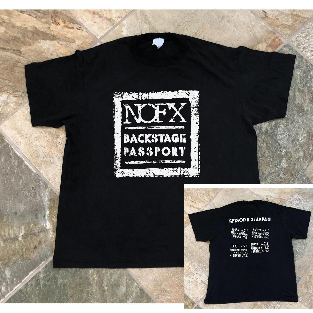 NOFX Punk Rock Band Shortsleeved Tshirt West Coast High Street Hiphop Streetoversize Loose Sleeve Design S