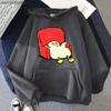 Lazy Duck Cartoon Hoodies for Men Cartoon Cute Graphic Sweatshirts Long Sleeve Casual Winter Spring Hooded Sudadera