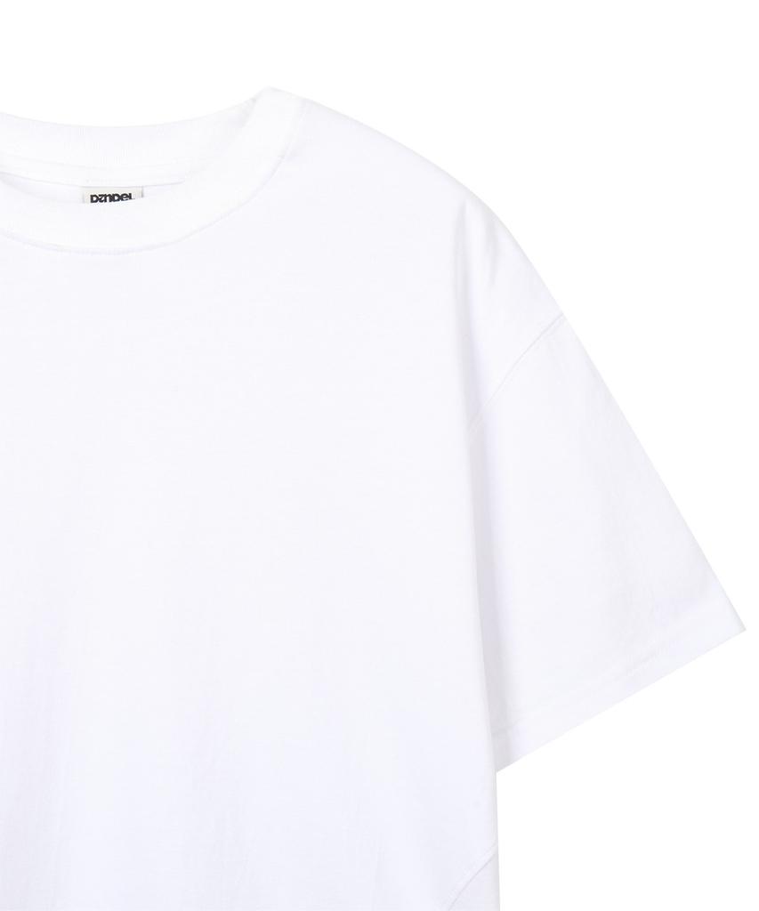 Dandel Dd Asym Side Rib Tee (White)