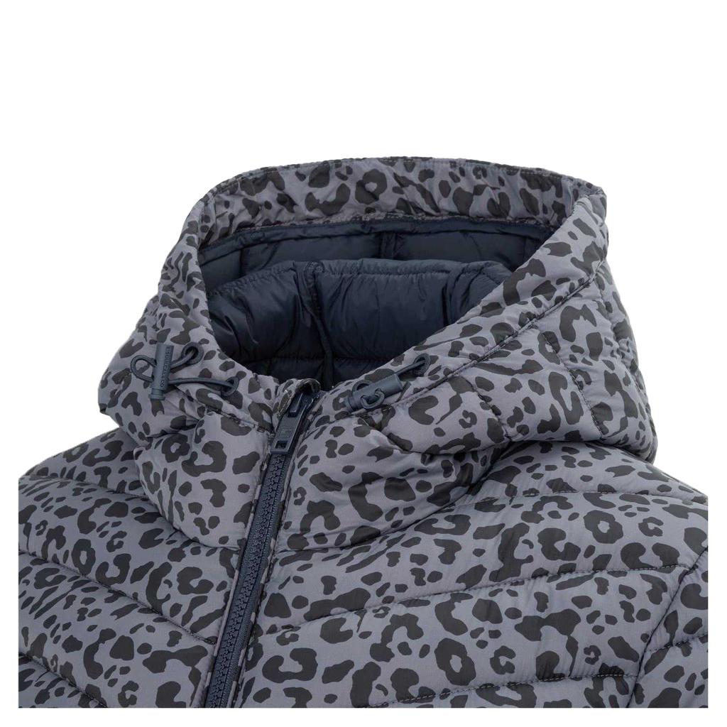 SoulCal Womens/Ladies Bubble Animal Print Nylon Puffer Jacket
