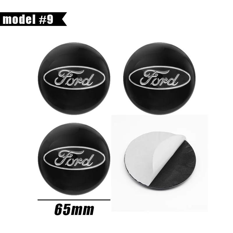 4pcs 56/60/65mm Car Styling Wheel Hub Center Caps Stickers Badge Emblem Decal For Ford Focus 2 3 Mk2 4 Fiesta Mondeo Ranger Kuga