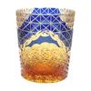 Edo Kiriko Hand-Carved Crystal Whiskey Glass