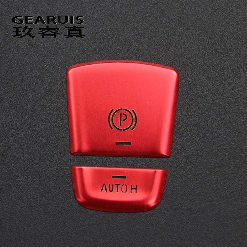 

Стайлинг автомобиля для BMW 5 серии G30 X3 G01 X4 G02 6gt центральный ручной тормоз авто H кнопки крышка наклейки внутренняя отделка из нержавеющей стали красный