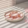 Roségold-Plattiertes Charm-Armband Y2K Rosa Kristalle Kirschblüten-Schneeflocken-Anhänger Verstellbare Kette Schmuck Für Frauen Geschenke