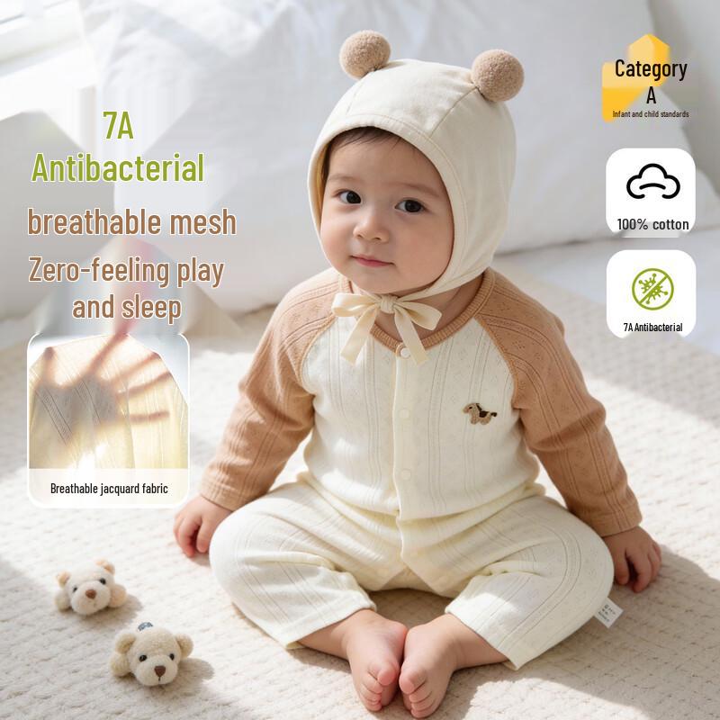 Детский комбинезон Beibeiyi 7A Антибактериальный Весенний Унисекс 66/44