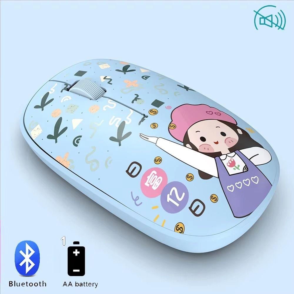 Silent Bluetooth Mice Bluetooth 5.0 Computer Mouse High-quality Wireless Mouse  School