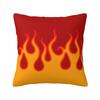Red Hot Fire Racing Flames Throw Pillow Covers Home Decorative Luxury Cushion Decoration Salon Square Pillowcase