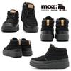 Mozu Winter Snow Urethane Fleece 4671 Men's Boots, Waterproof, Water-Repellent, Non-Slip, Padded, Lining, Black, (LLL)