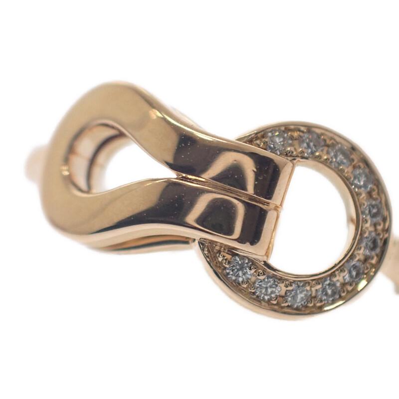 Cartier B4209348 #8(JP Size) Ring K18 Pink Gold/diamond Women