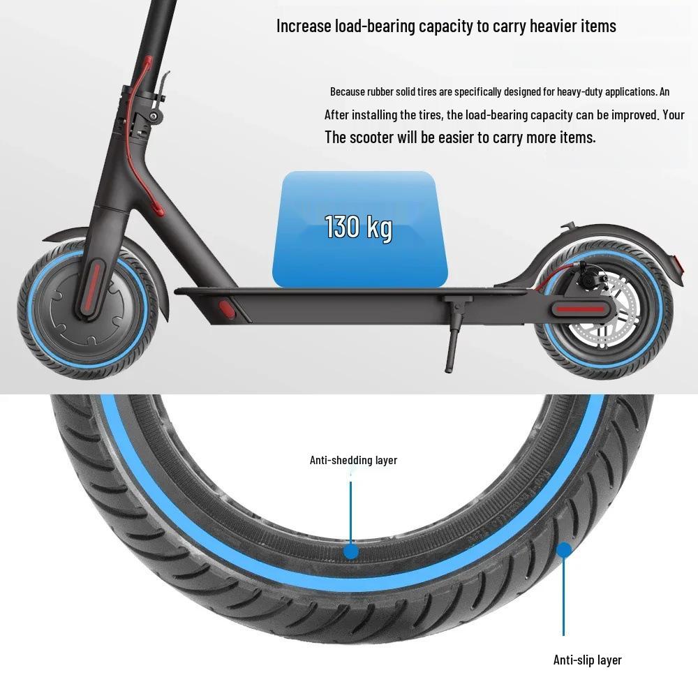 8.5x2 Honeycomb Shock-Absorbing Solid Tire for Xiaomi M365 Electric Scooter, No-Inflation, Explosion-Proof