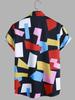 Men's Geometric Short Sleeve Casual Shirt - Summer 2022 Collection