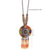 Ethnic Style Vintage Leather Necklace Long Fashion Bohemian Sweater Chain Fashion Clothing Accessories