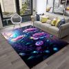 Nordic Love Rose Flowers Daisy  Carpet Rug for Home Living Room Bedroom Sofa Doormat Decor,kids Play Area Rug Non-slip Floor Mat