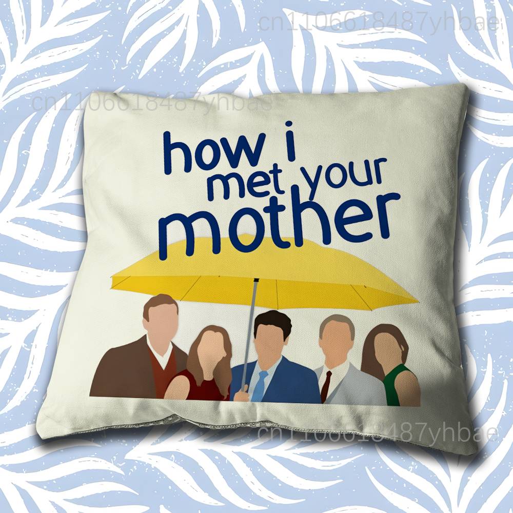 H-How I Met Your Mother Himym Cushion Cover Pillow Cover Decor Pillowcase Printed Cushion Case For Couch