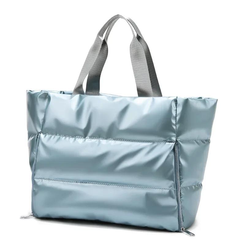Women Gym Sports Bag Waterproof Swimming Yoga Mat Pink Weekend Travel Duffle Bags for Women Sport Fitness Shoulder Handbag