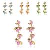 Alloy Statement Fruit Earrings Vibrant Colors For Womens Summer Fashion