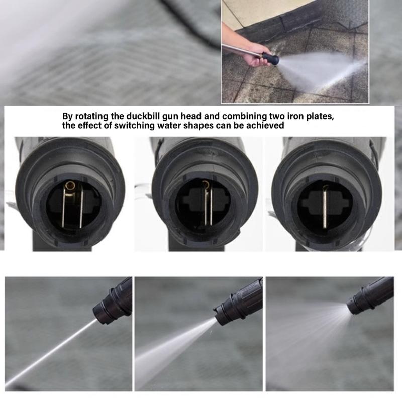 High Pressure Nozzle, Adjustable Metal Sprayer Guns, Turbos Washer Suitable for Garden Hose Car Wash and Plant Watering