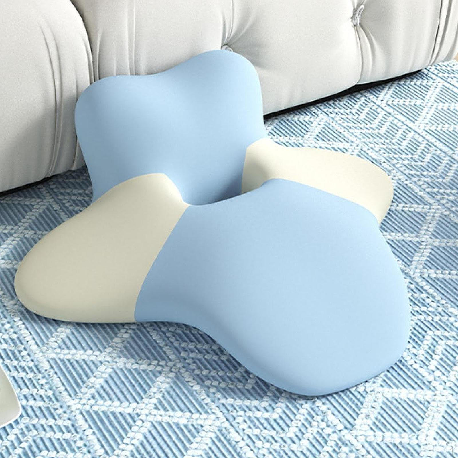 

Подушка для шеи, спинка, красота, съемная наволочка, для путешествий, наклонов и лежания, мягкая, удобная для сна синий