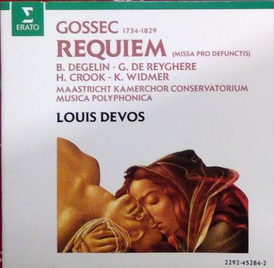 CD GOSSEC, DEVOS; MUSICA POLYPHONICA - Requiem 2292452842 Erato 1988 Germany Classical Used