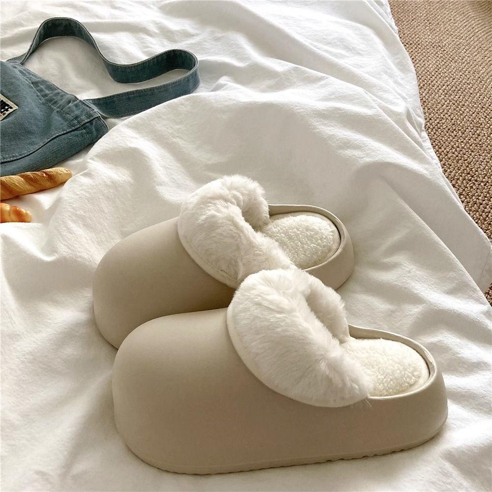 Rutschfeste Abnehmbare Sohle Winter Hausschuhe Damen Dicke Baumwolle Zuhause Indoor Rutschfest Hausschuhe