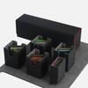 GUOOL Card Deck Box, Card Storage Box, Holds Over 400 Cards, Heavy-Duty, Card Deck Case, 5-in-1 Card Storage Case for Trading Cards