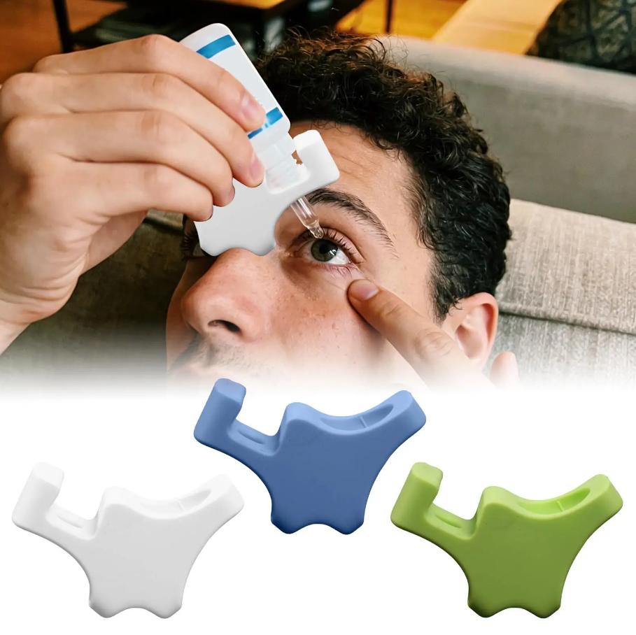 Eye Drop Guide Reusable Eyedrops Holder Eye Drops Helper Eye Drops Artifact Auxiliary Bracket Eyedrop Guide Aid Applicator